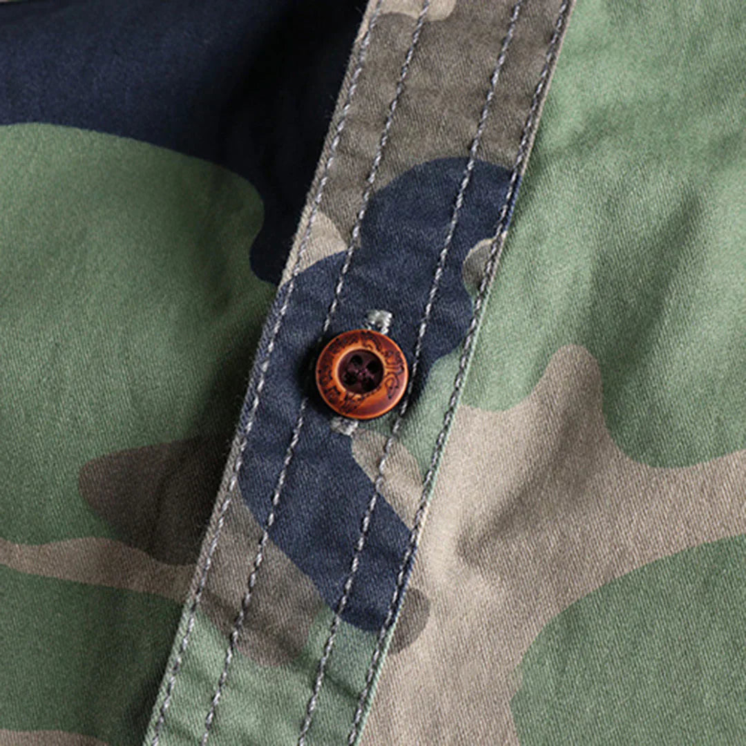 Alastar | Herre Letvægts camouflage Militær Skjorte
