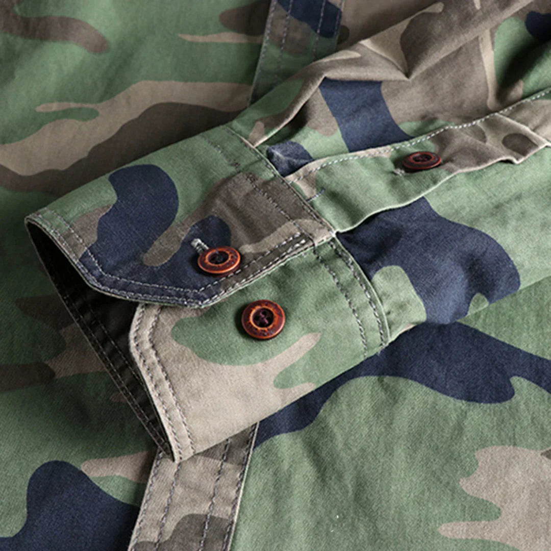 Alastar | Herre Letvægts camouflage Militær Skjorte