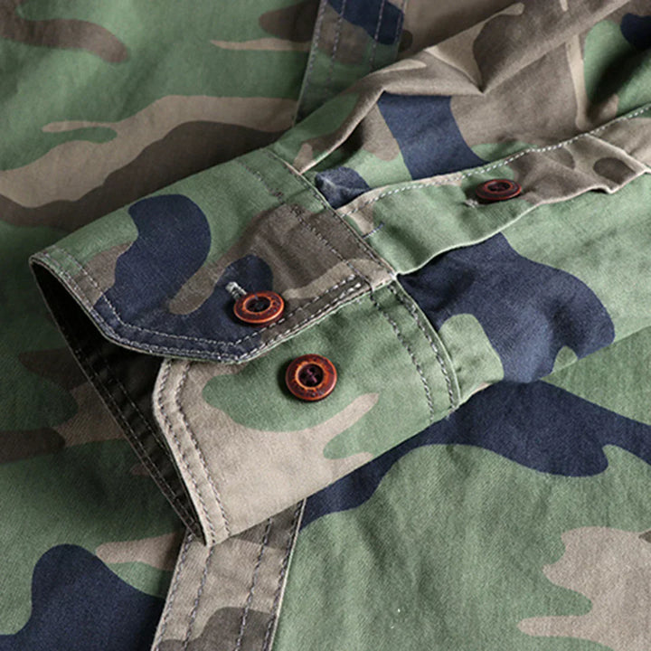 Alastar | Herre Letvægts camouflage Militær Skjorte