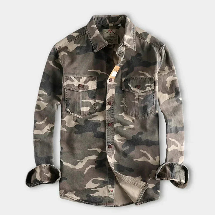 Alastar | Herre Letvægts camouflage Militær Skjorte