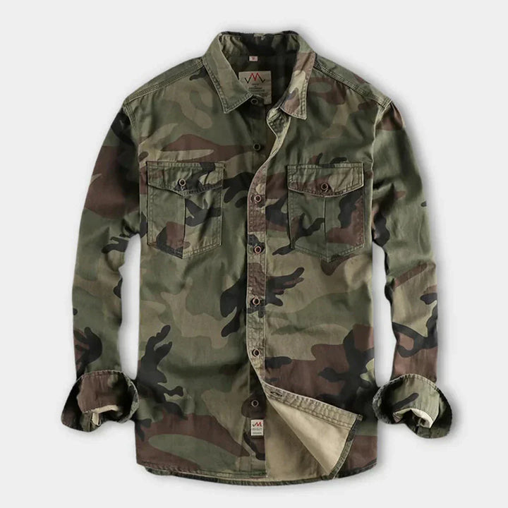Alastar | Herre Letvægts camouflage Militær Skjorte