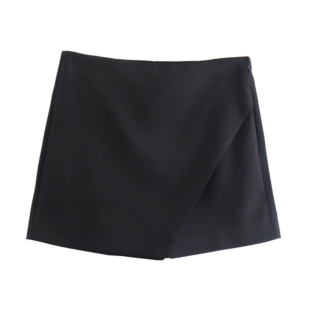 Héloïse | Asymmetriske Dame Shorts Med Bred Linning