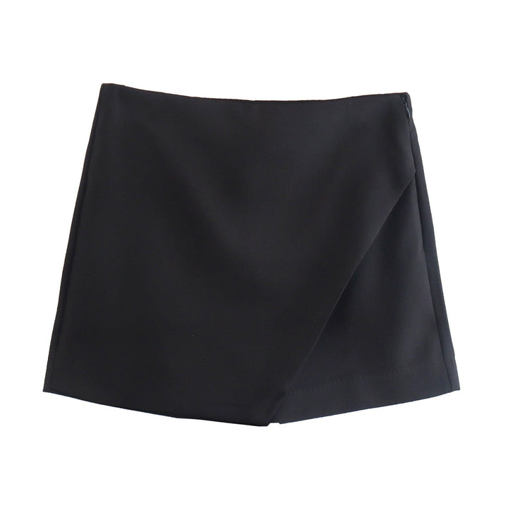 Héloïse | Asymmetriske Dame Shorts Med Bred Linning