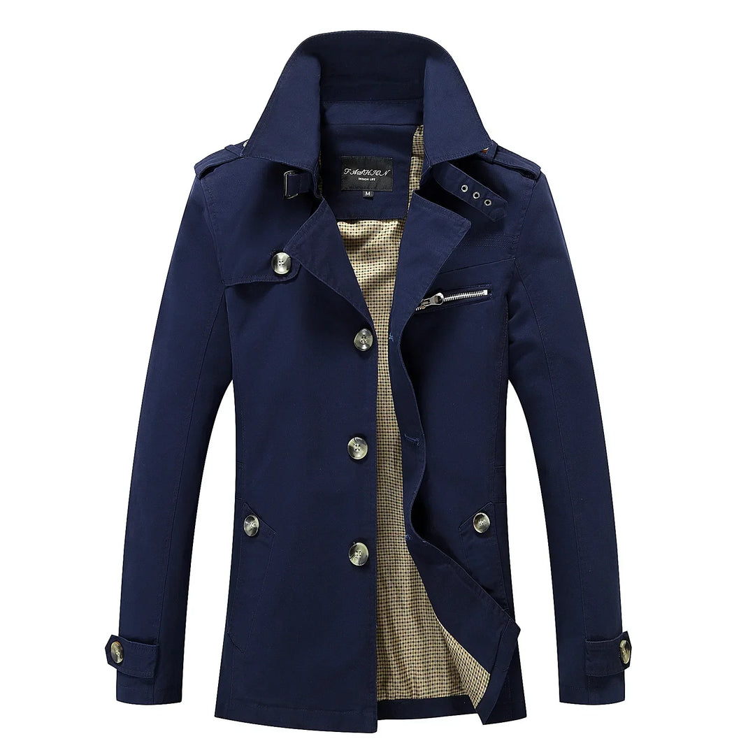 Herre Lang Trenchcoat