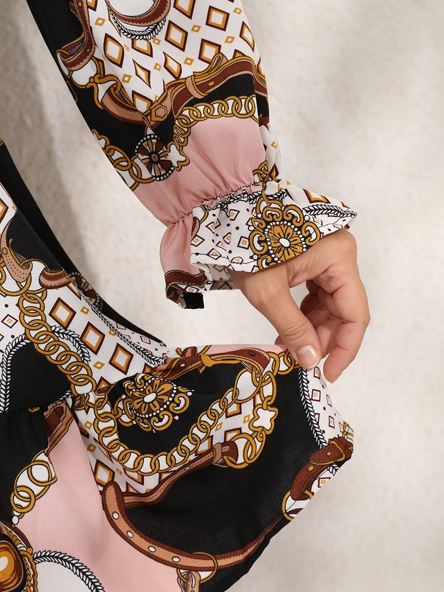 Meliora | Årgang Knappet-Op Midikjole