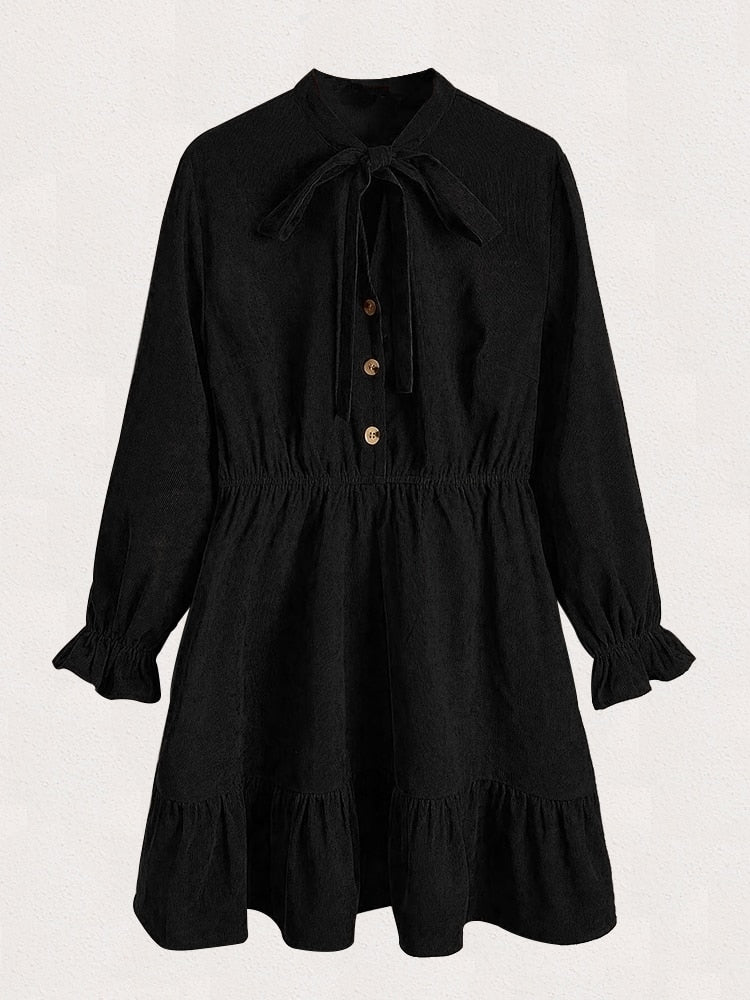 Meliora | Årgang Knappet-Op Midikjole