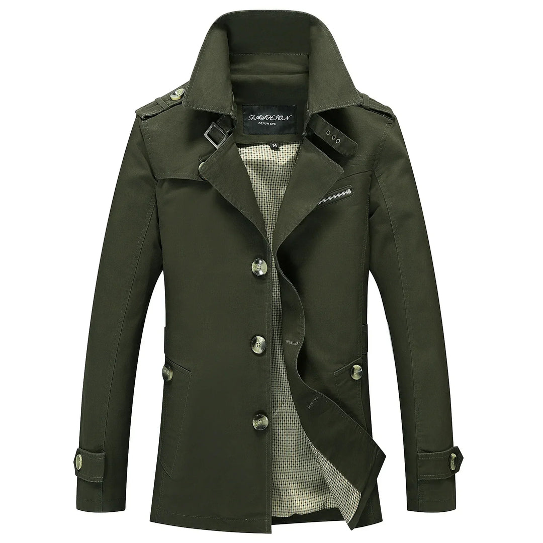 Herre Lang Trenchcoat