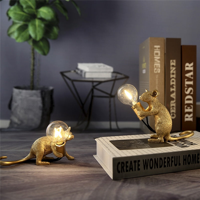 Mus Bord Lampe | Hjem Indretning
