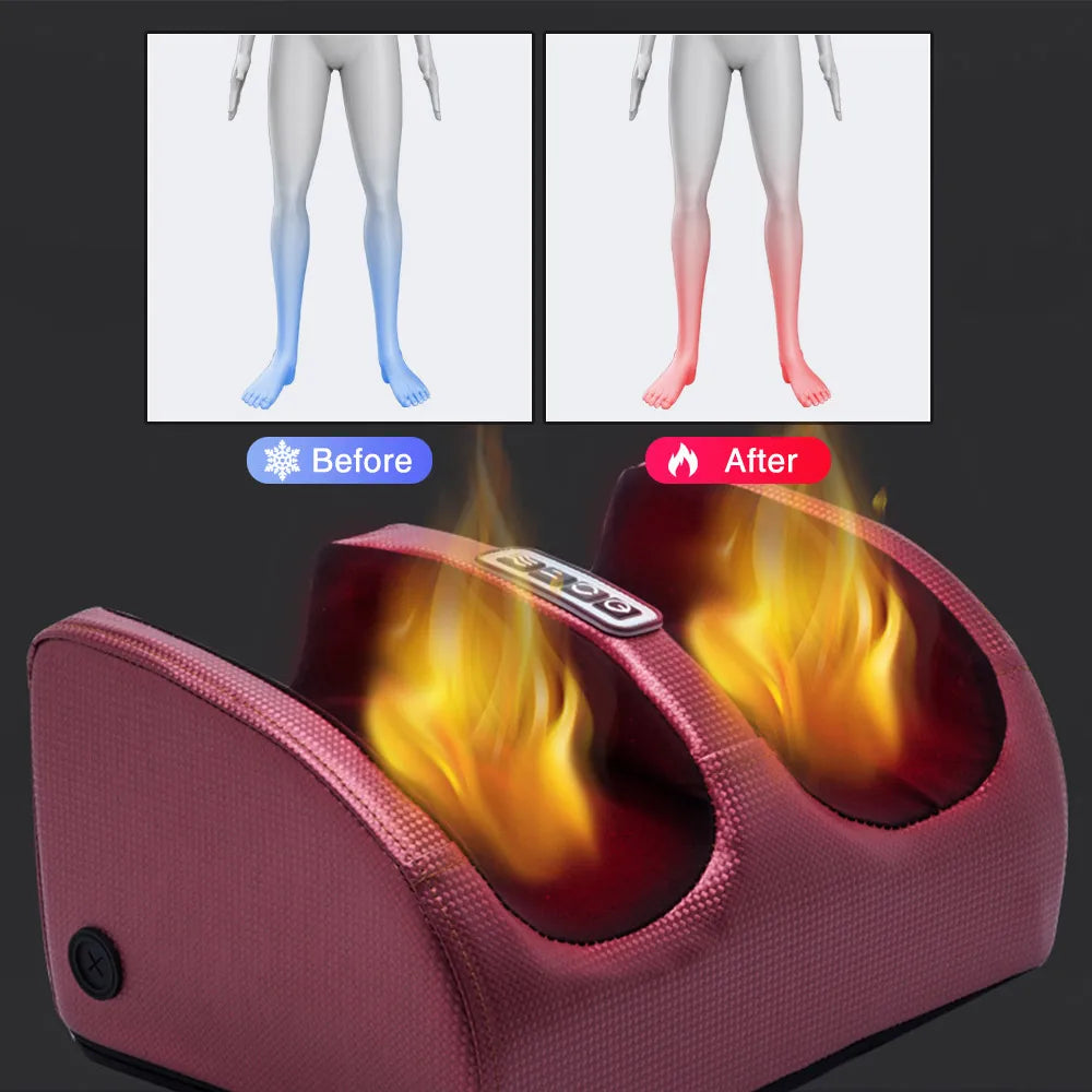 Fodmassageapparat med Varmefunktion til Ultimativ Afslapning