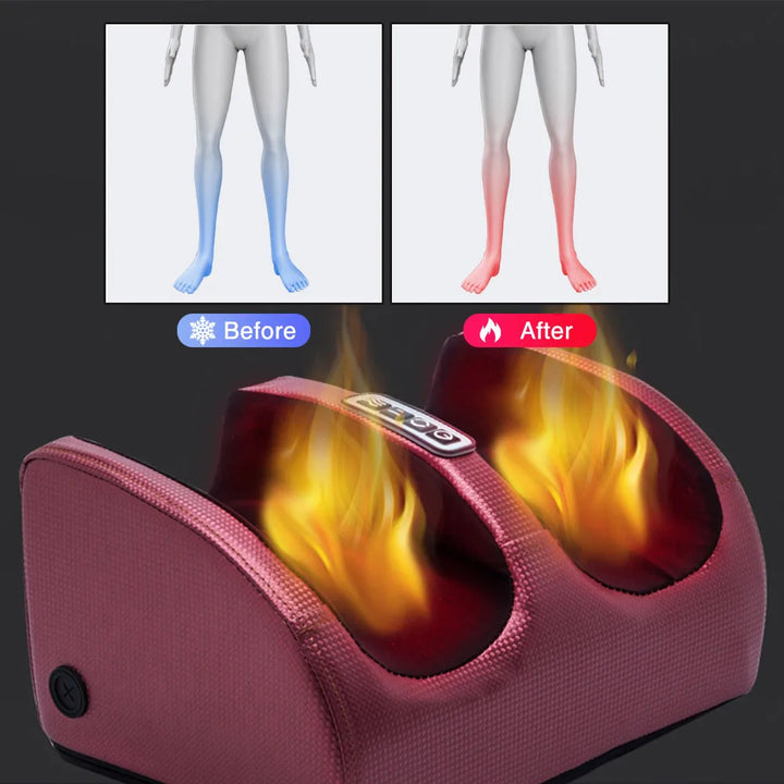 Fodmassageapparat med Varmefunktion til Ultimativ Afslapning