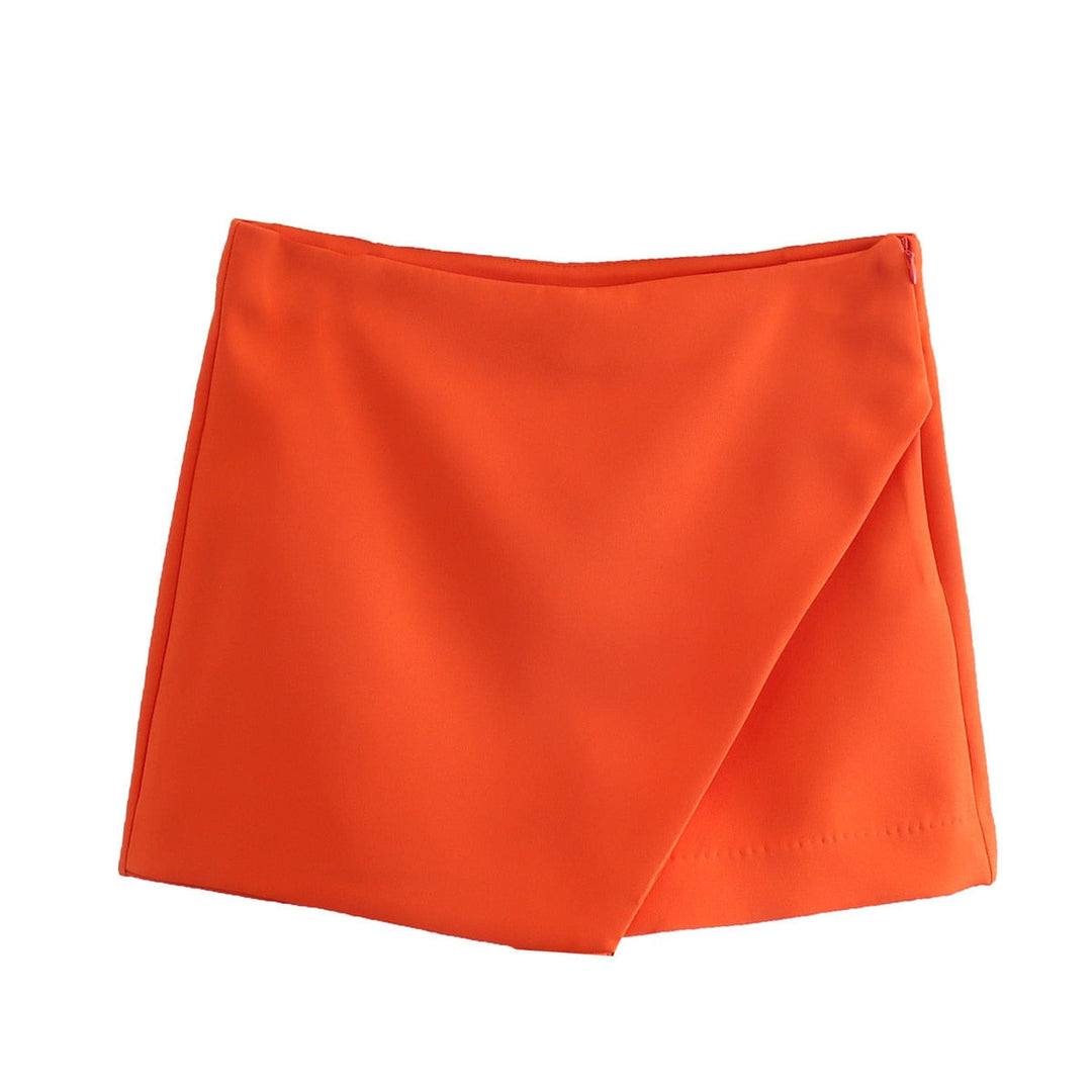 Héloïse | Asymmetriske Dame Shorts Med Bred Linning