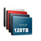Ultrahurtig 128 TB SSD - Holdbart Bærbart Solid State-Drev