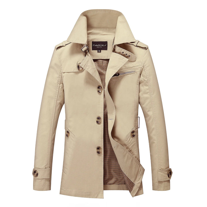 Herre Lang Trenchcoat