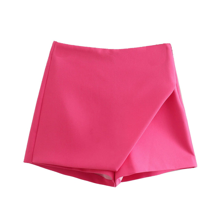 Héloïse | Asymmetriske Dame Shorts Med Bred Linning