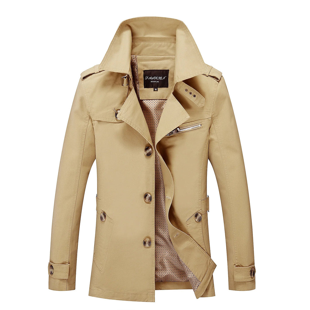 Herre Lang Trenchcoat