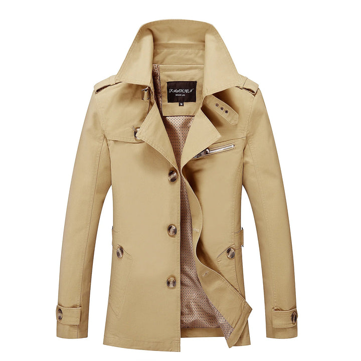 Herre Lang Trenchcoat