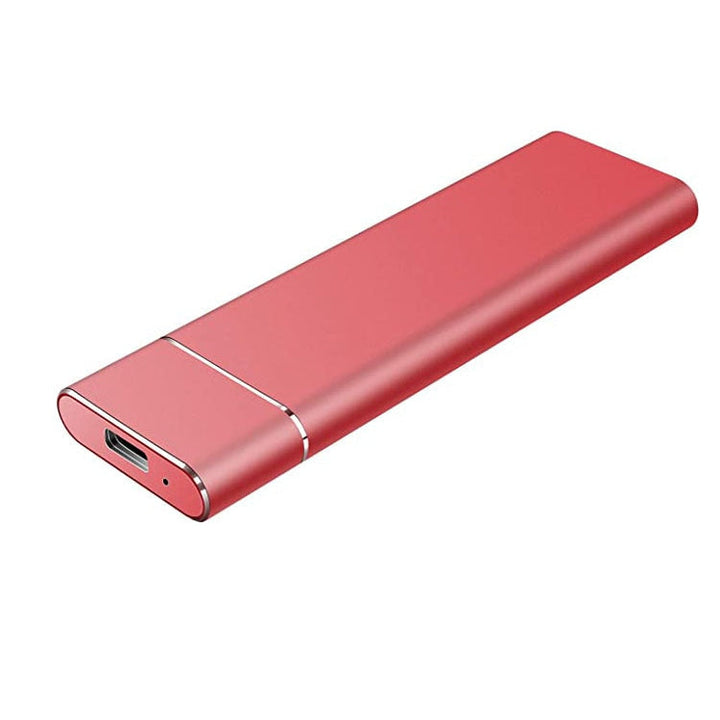 Hurtig USB 3.1 Kompakt Ekstern SSD - Plug-and-Play, Bærbar