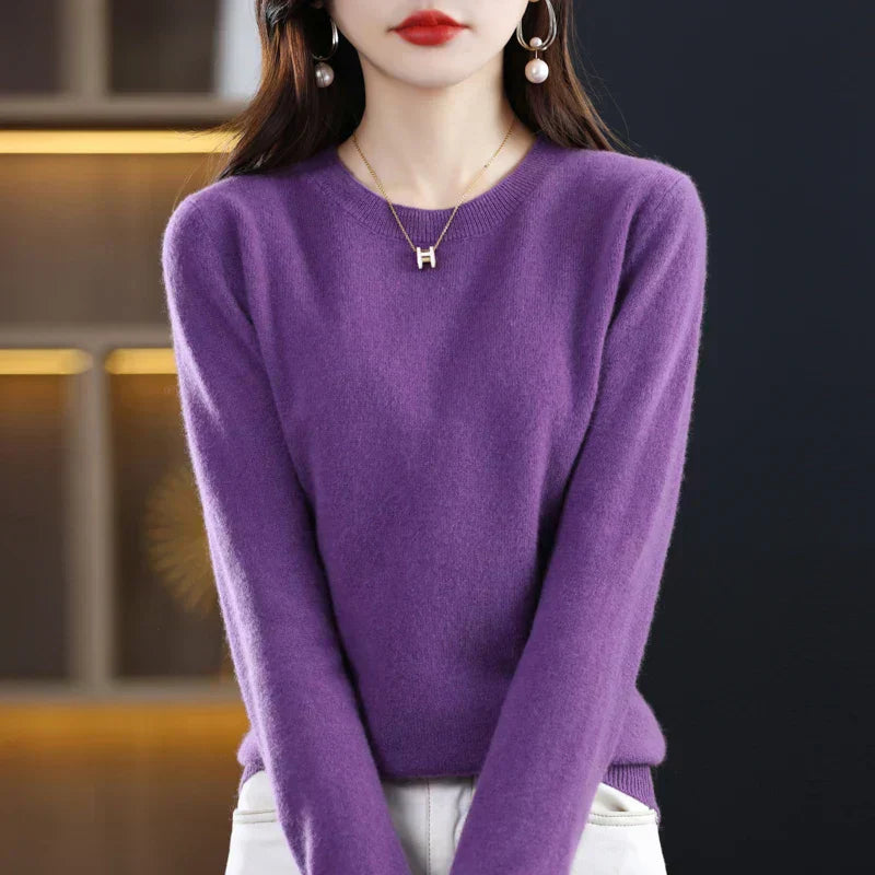 Dame kashmir Crewneck Trøje