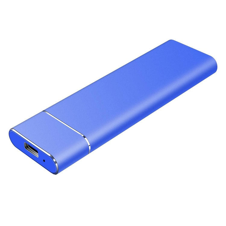Hurtig USB 3.1 Kompakt Ekstern SSD - Plug-and-Play, Bærbar