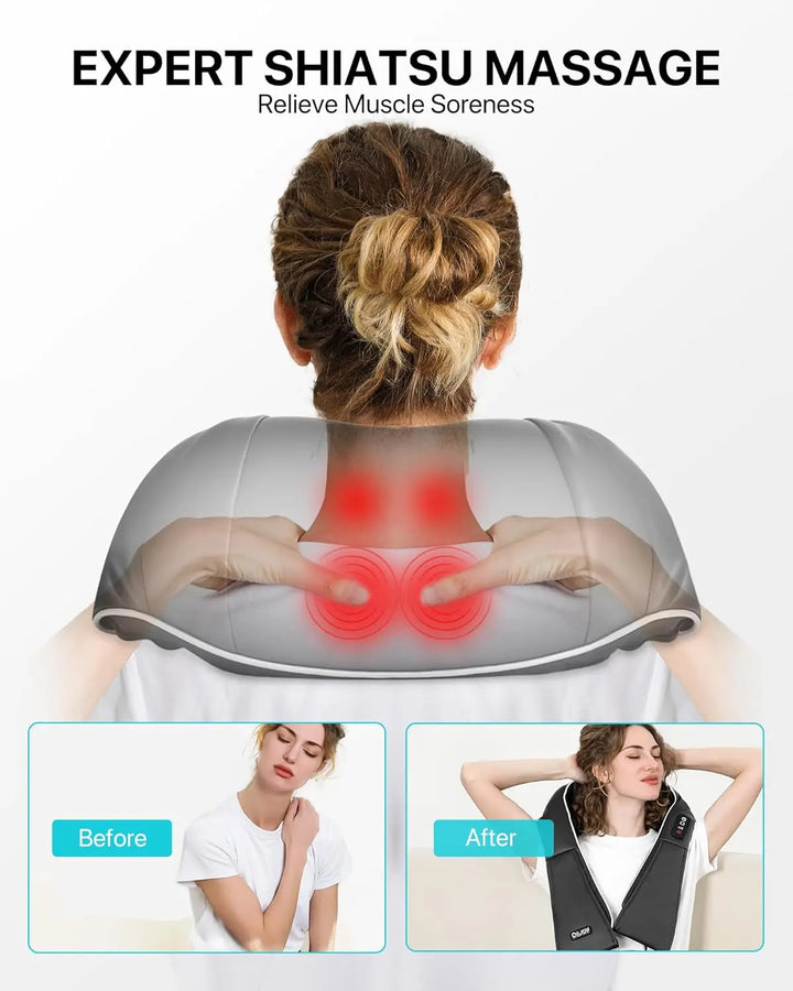 Gia | Shiatsu-Massagepude med Infrarød Varme