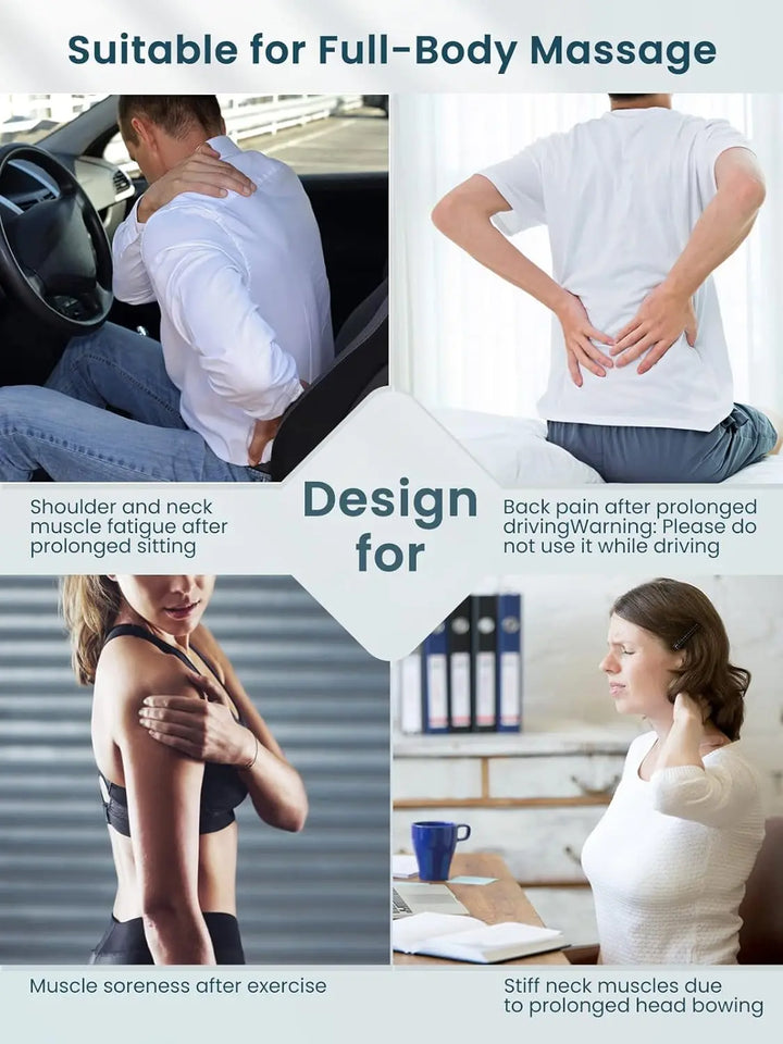 Gia | Shiatsu-Massagepude med Infrarød Varme