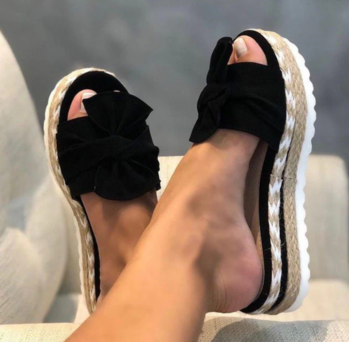 Loreth | Ergonomiske Sandaler med Sløjfe