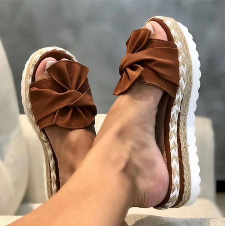 Loreth | Ergonomiske Sandaler med Sløjfe
