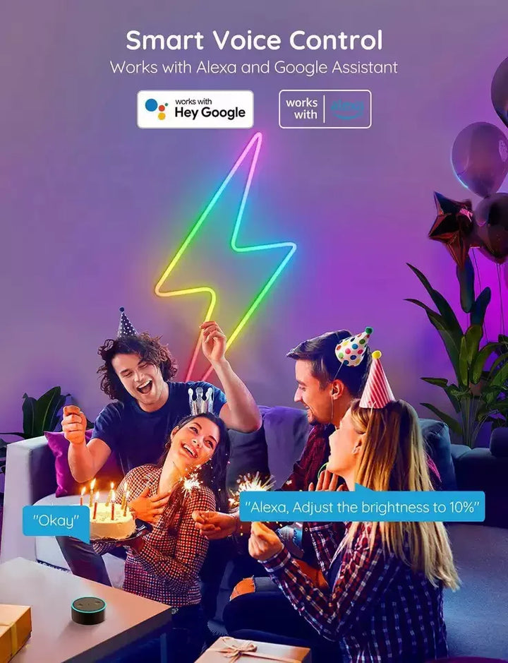 App-Styret RGB-Belysning til Hjemmet og Humør Stemning
