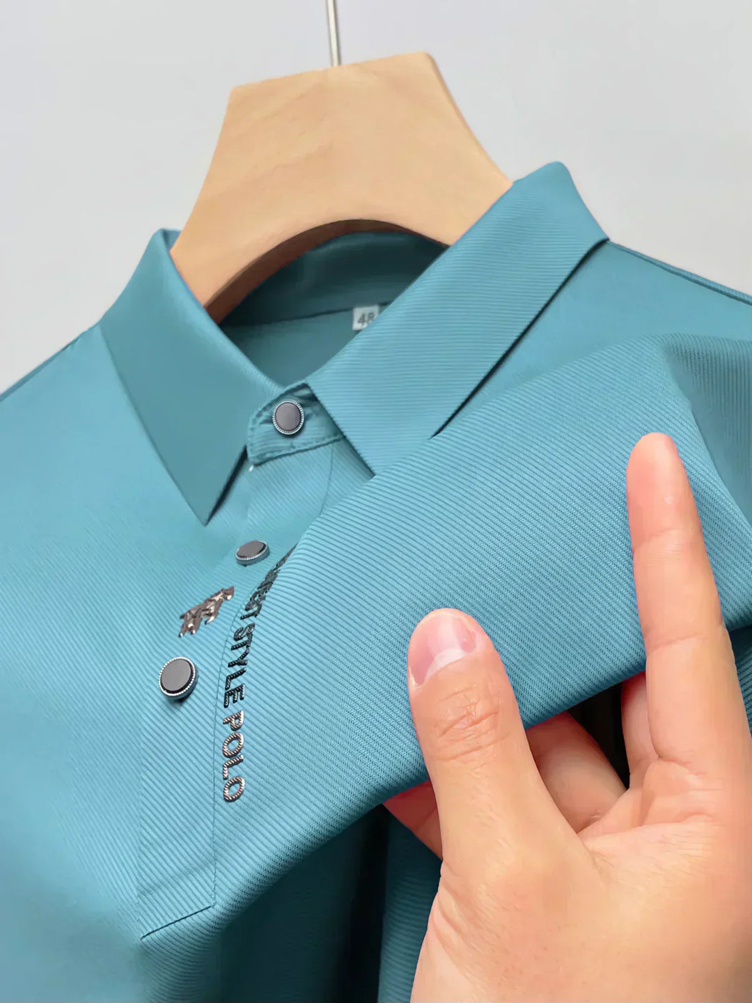 Anti-Krølle Poloshirt til Mænd | Uformel Kortærmet