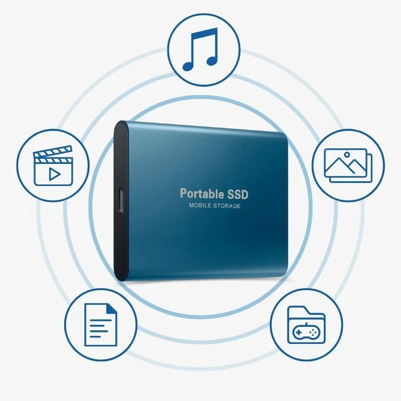 Ultrahurtig Ekstern SSD (1-16 TB) | Bærbar Solid-State Drev