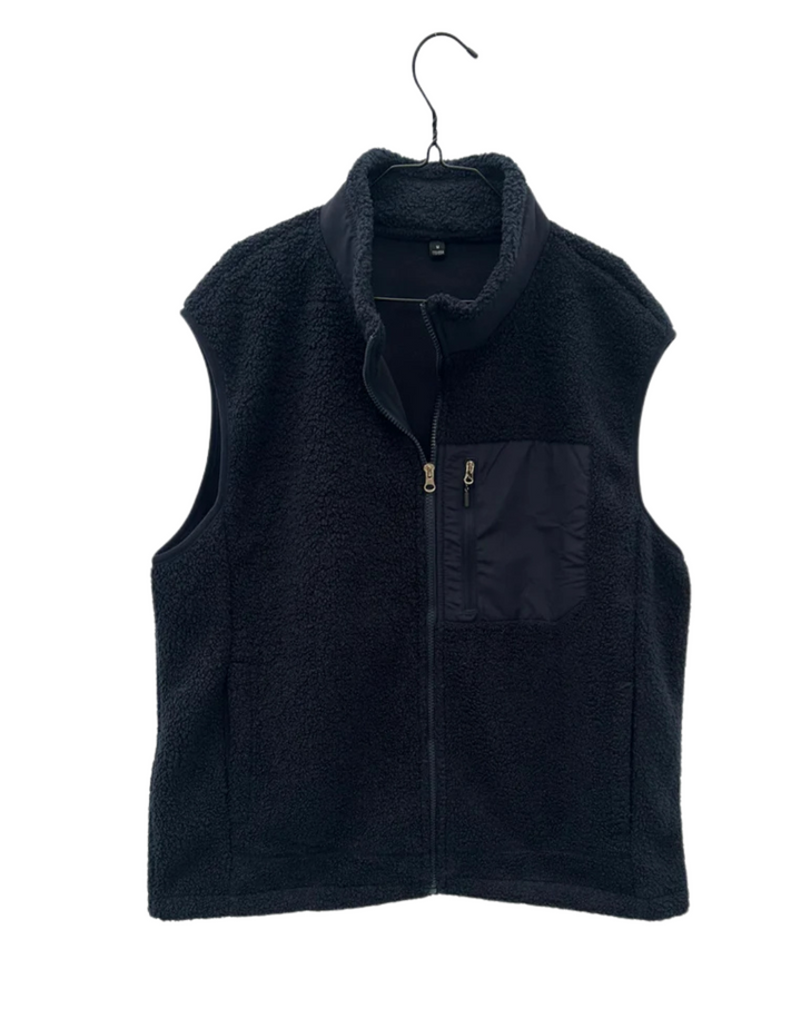 Hverdagens Polær Fleece Veste Til Mænd | Hyggeligt Lag Over Skjorte Eller Hættetrøje