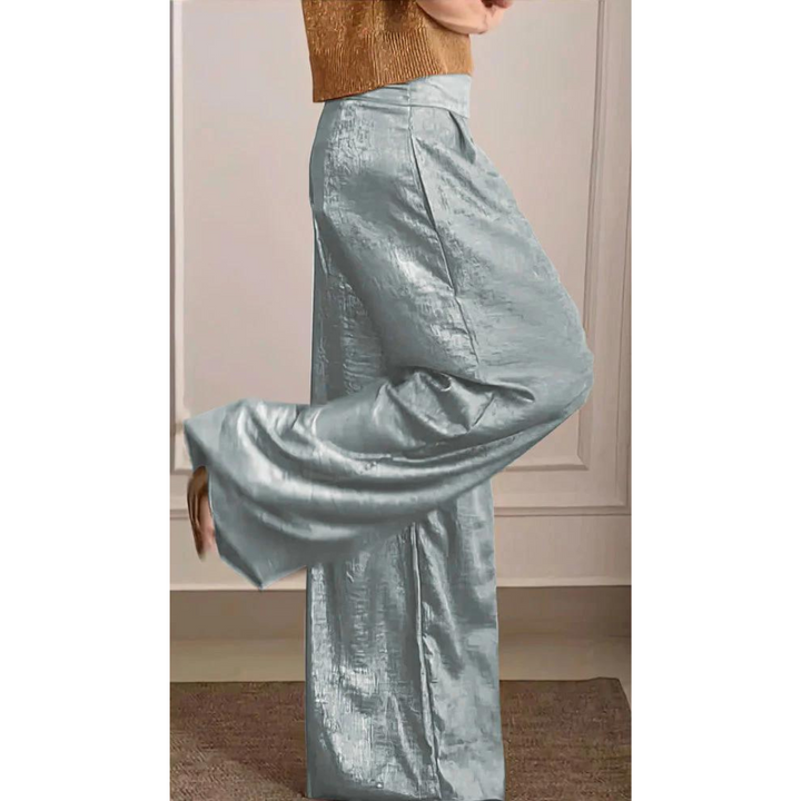 Leontina | Dame Elegante Bluse og Bukser Sæt