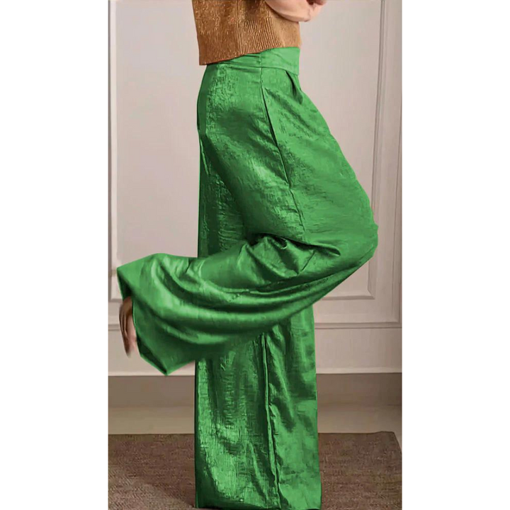 Leontina | Dame Elegante Bluse og Bukser Sæt