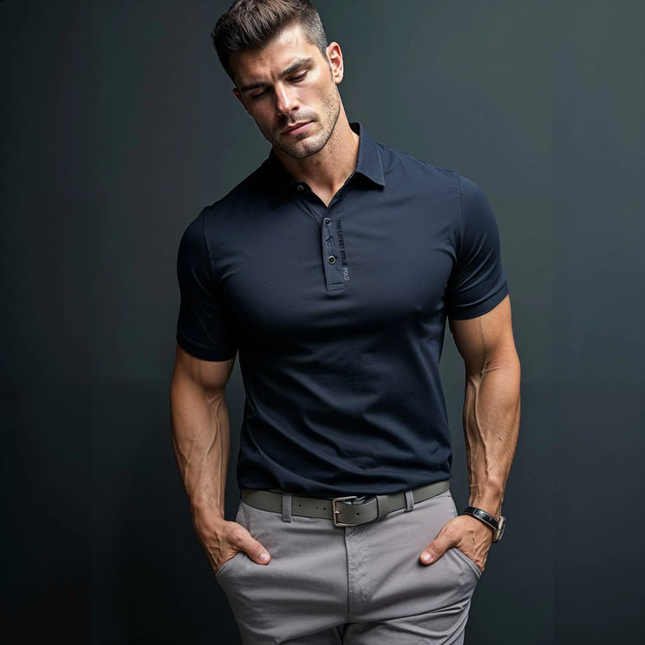Anti-Krølle Poloshirt til Mænd | Uformel Kortærmet