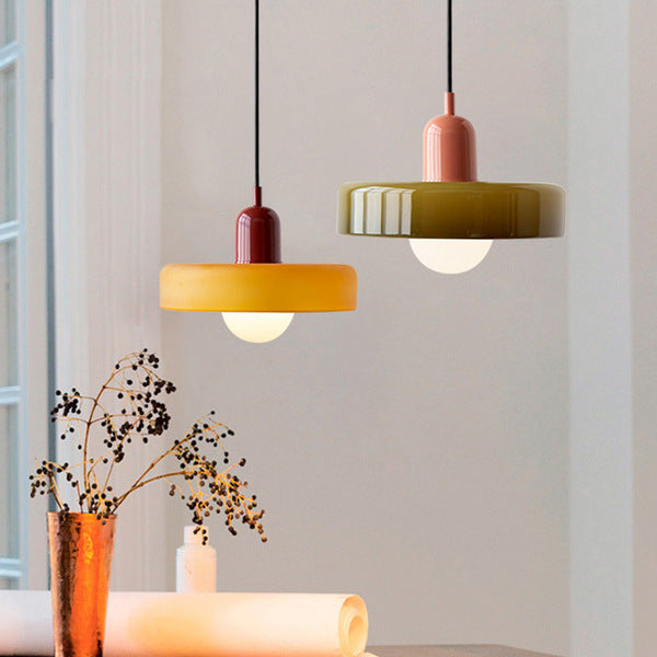 Miklon | Farverig Bauhaus-Stil Pendel Lys