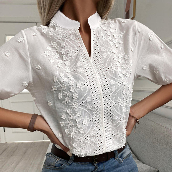 Ninetta | Chik Dame Hvid Bluse