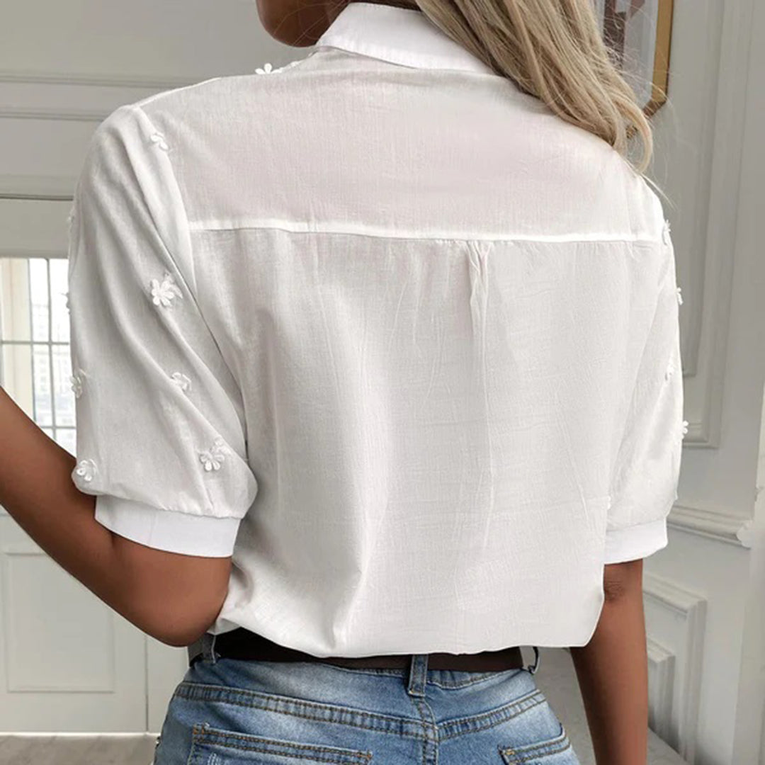 Ninetta | Chik Dame Hvid Bluse