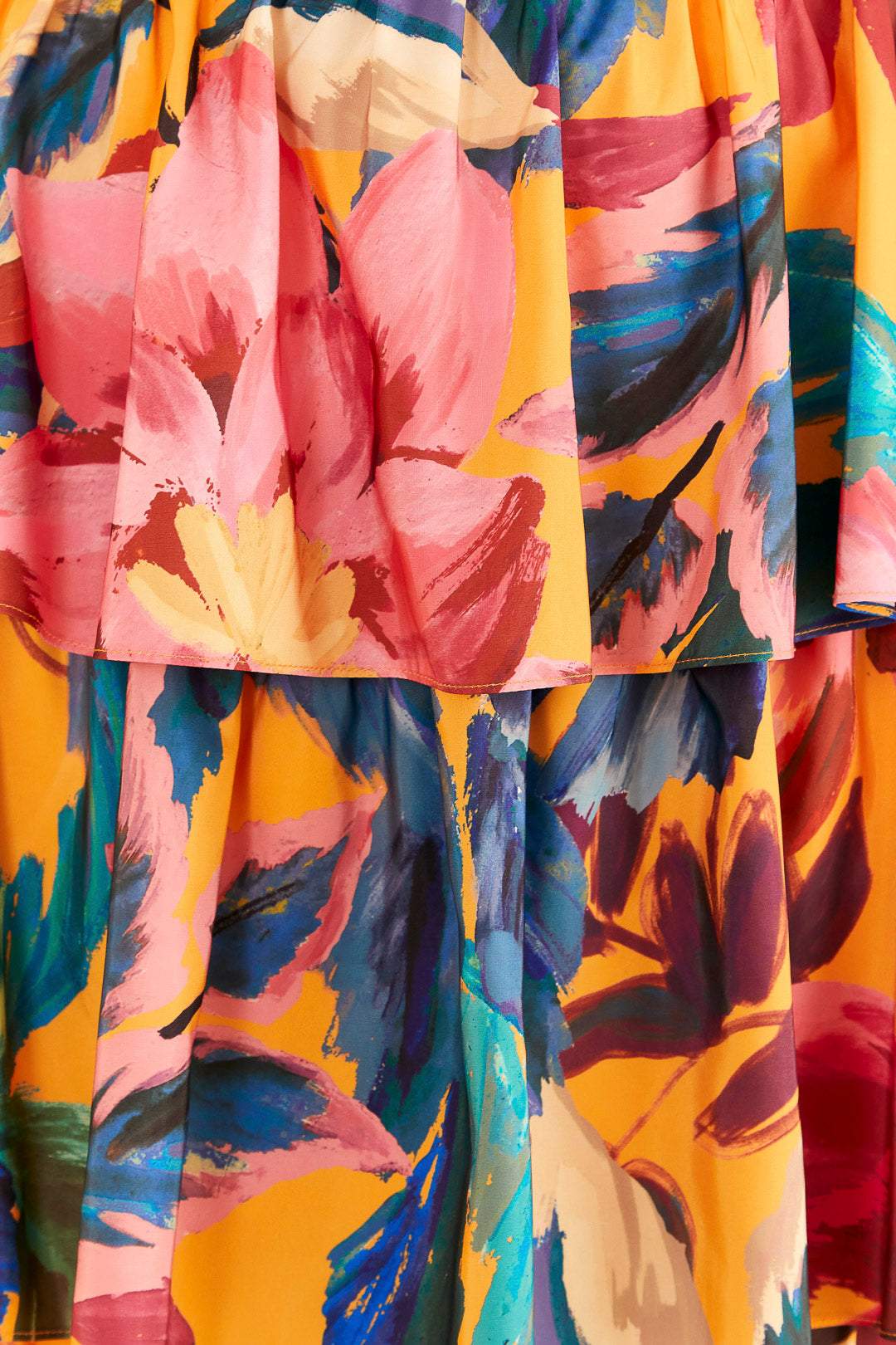 Katica | Blomsterprintet Maxi Strop Kjole Til Kvinder