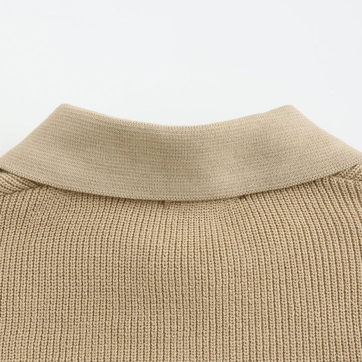 Kaelen | Herre Halv-Lynlås Pullover Trøje