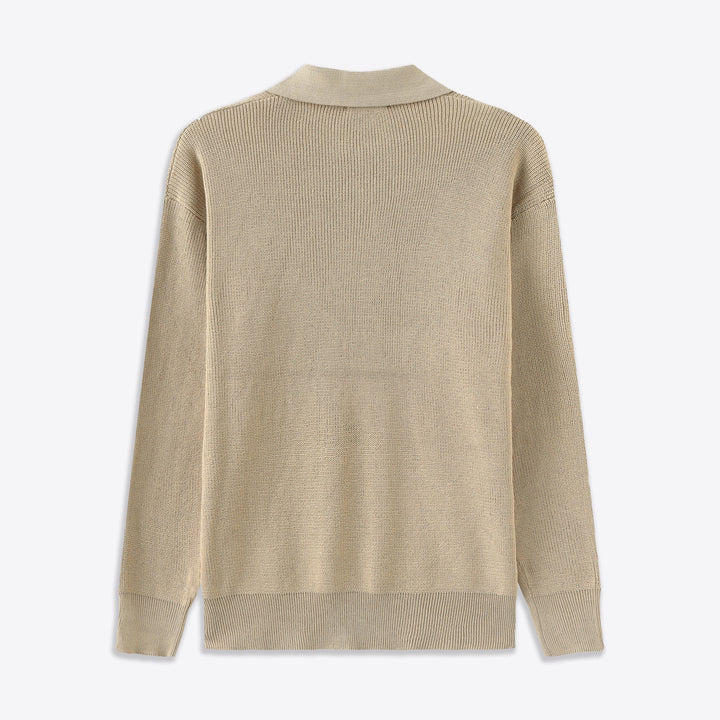 Kaelen | Herre Halv-Lynlås Pullover Trøje