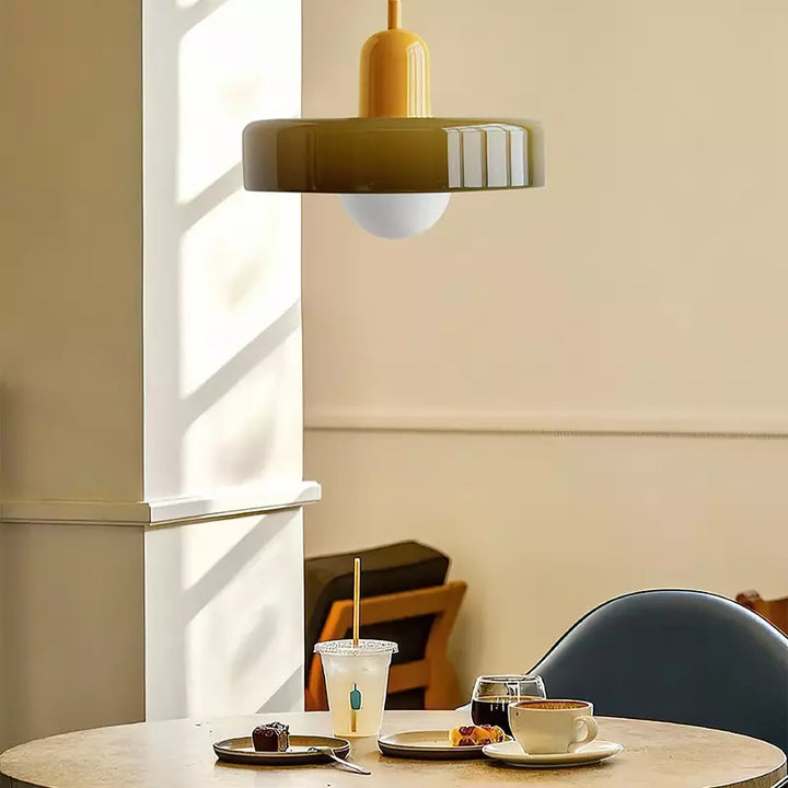 Miklon | Farverig Bauhaus-Stil Pendel Lys