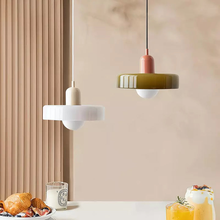 Miklon | Farverig Bauhaus-Stil Pendel Lys
