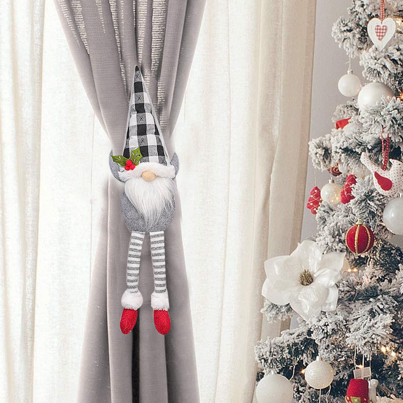 Jule Gardinbindinger | Festligt Julemands- og Snemands Design