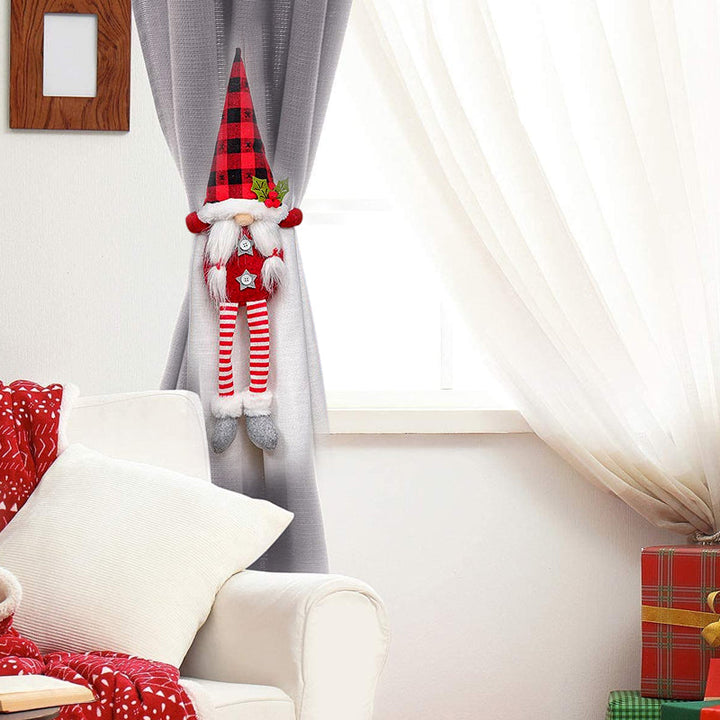 Jule Gardinbindinger | Festligt Julemands- og Snemands Design