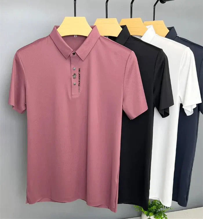 Anti-Krølle Poloshirt til Mænd | Uformel Kortærmet