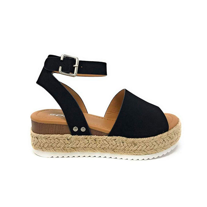 Indigo | Dame Platform Espadrille Sandaler
