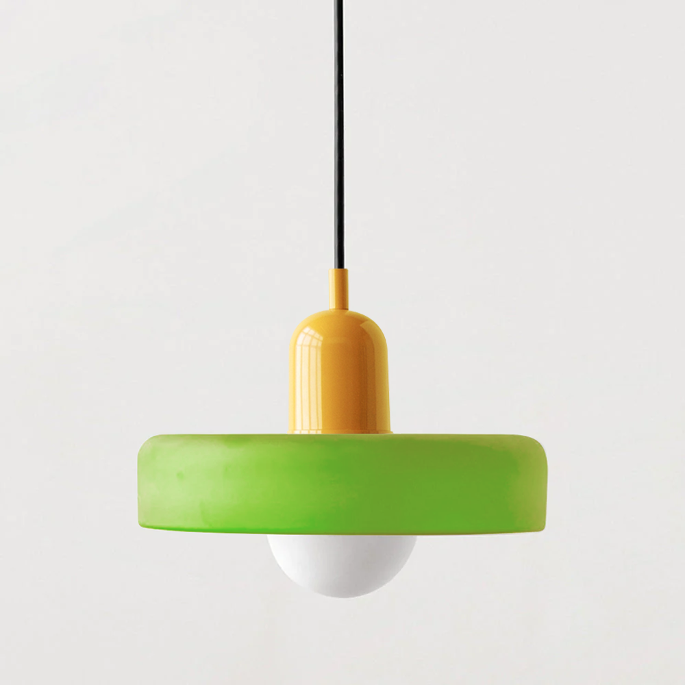 Miklon | Farverig Bauhaus-Stil Pendel Lys