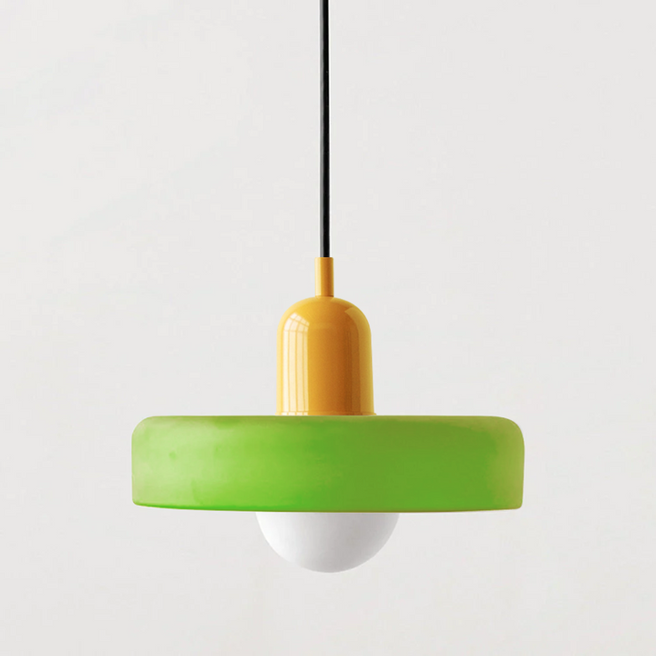 Miklon | Farverig Bauhaus-Stil Pendel Lys