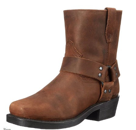 Herre Klassiske Læder Vestlige Støvler | Cowboy Stil