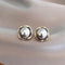 Elegante Sorte Perle Stud ørestikker